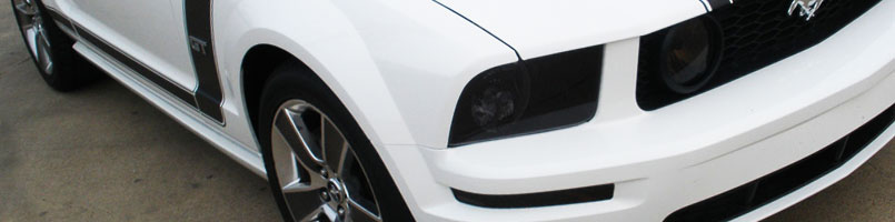 Ford Mustang Smoked Headlights