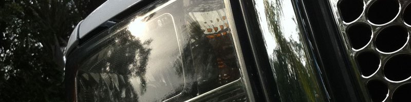 GMC Sierra Headlight Tint Film
