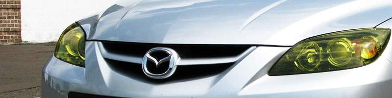 Mazda 3 Yellow Headlights