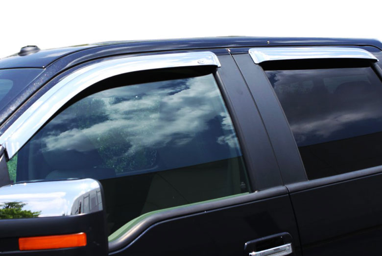 AVS® GMC Yukon 20072014 Ventvisor Chrome Window Visors (Yukon XL)