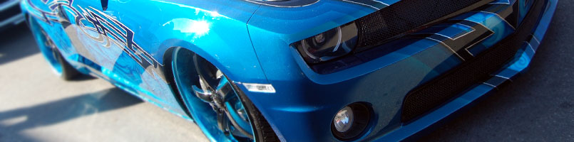 Chevy Camaro Smoked Headlight Covers